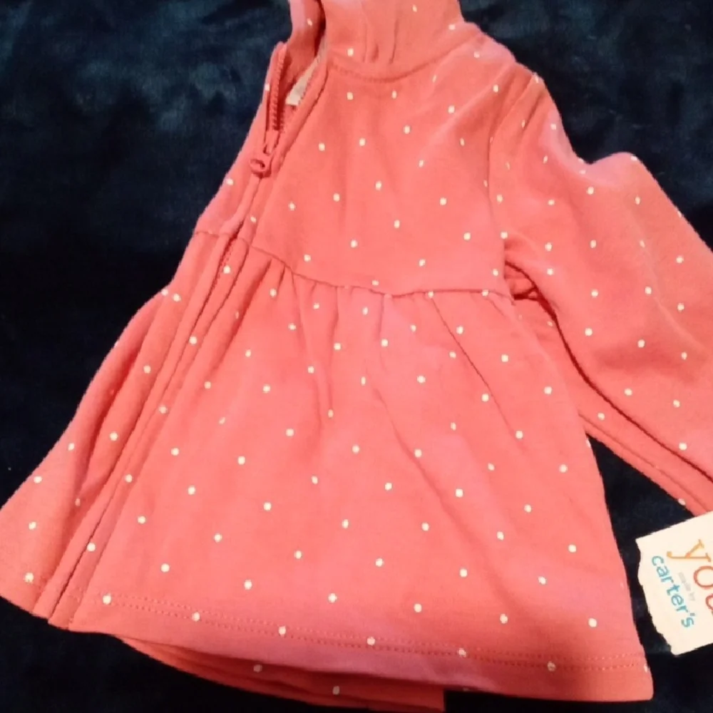 Carter's Pink Polka Dot Kids Jacket